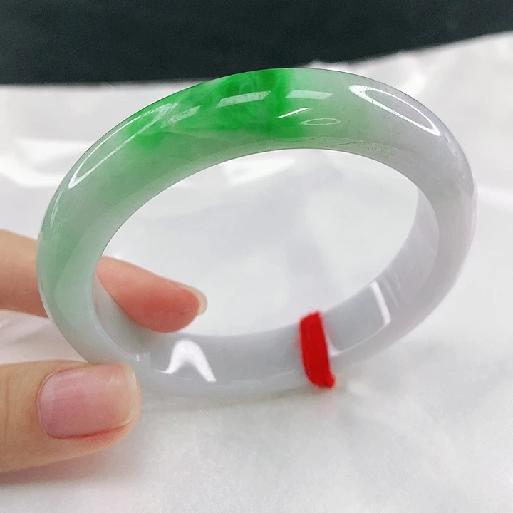 翡翠未镶嵌手镯圈55，18056