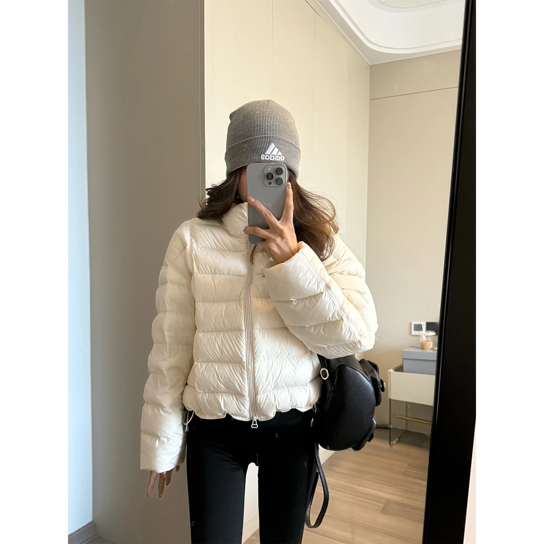 留下1992 秋冬百搭羽绒短款外套排骨风韩版新款休闲显瘦羽绒服女