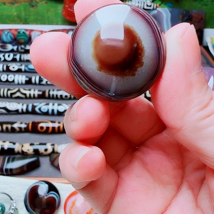 玛瑙/玉髓合金珠宝半成品