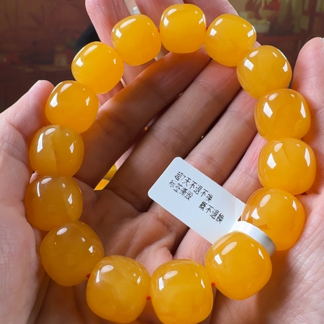 蜜蜡未镶嵌毛衣链