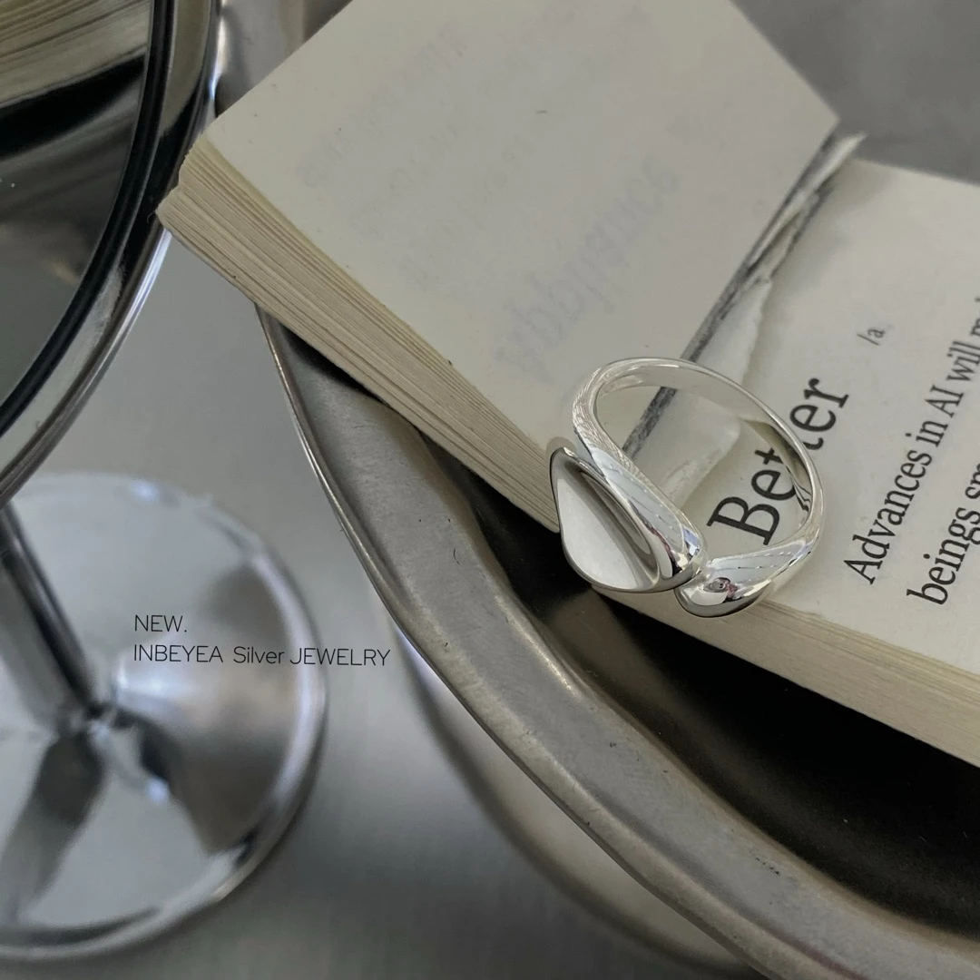 925银戒指 上开口戒指 31373