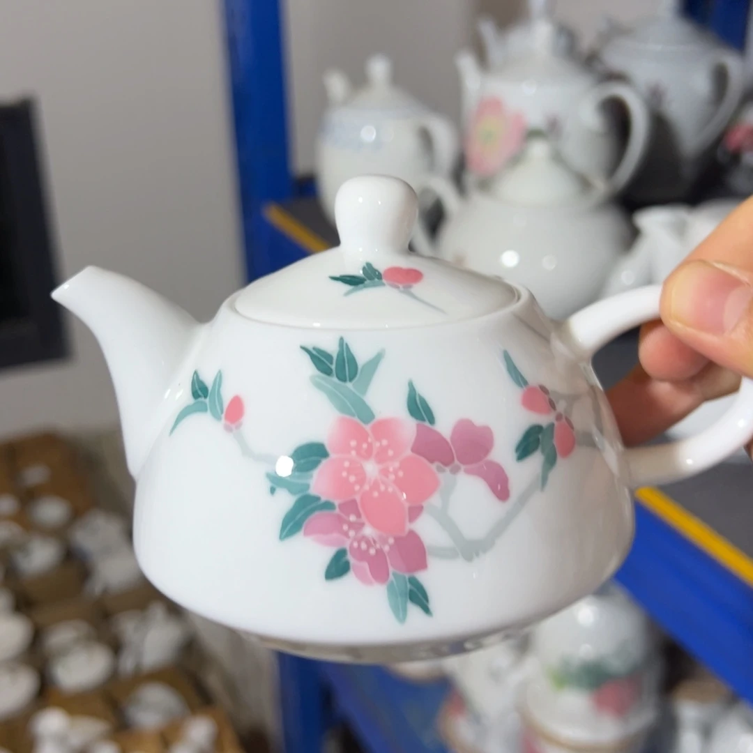 醴陵直播供货基地320毫升茶壶