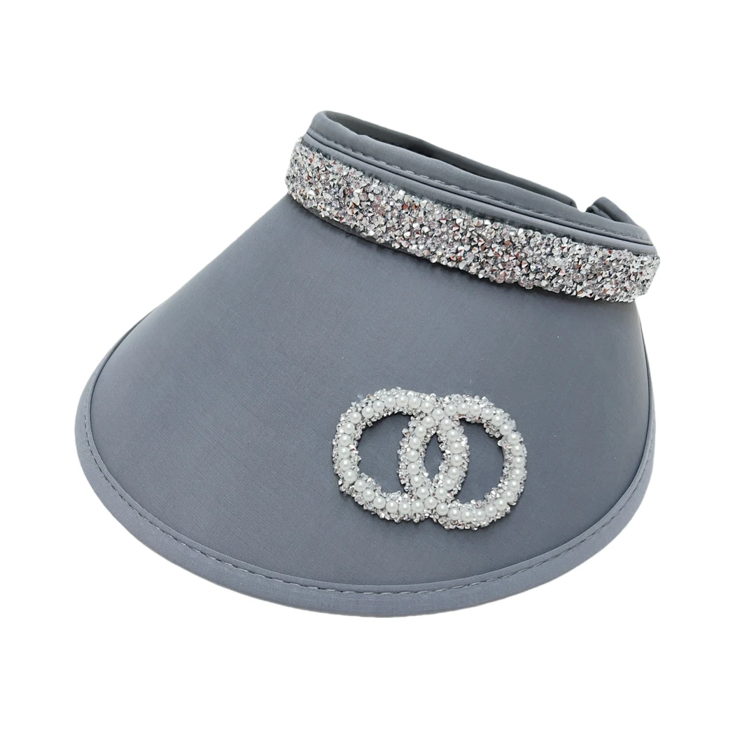 防晒夏季小香风百搭休闲空顶帽X42