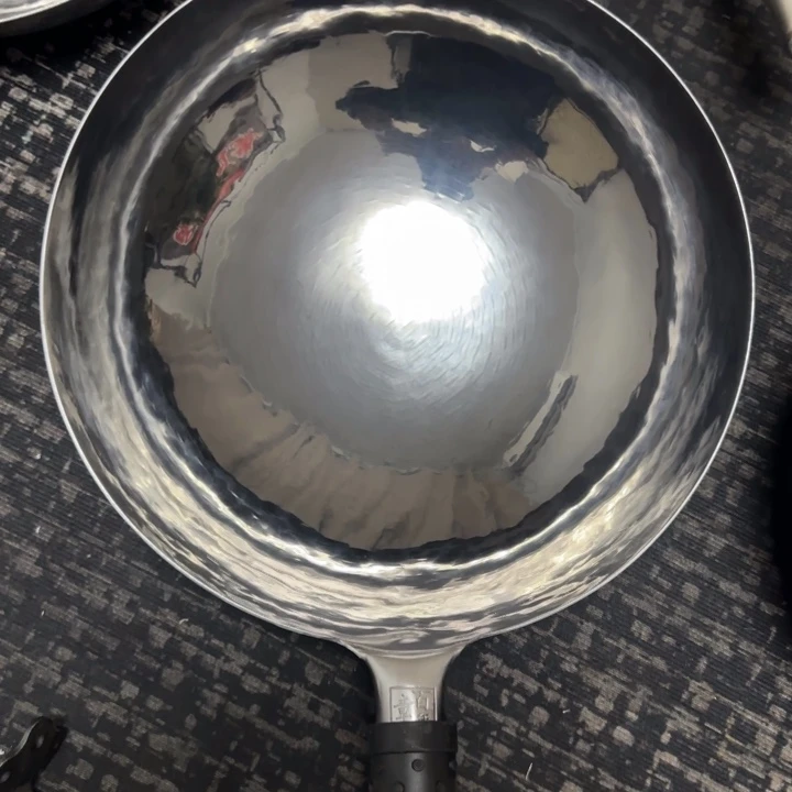 幸***树熟铁手工锻打铁锅34