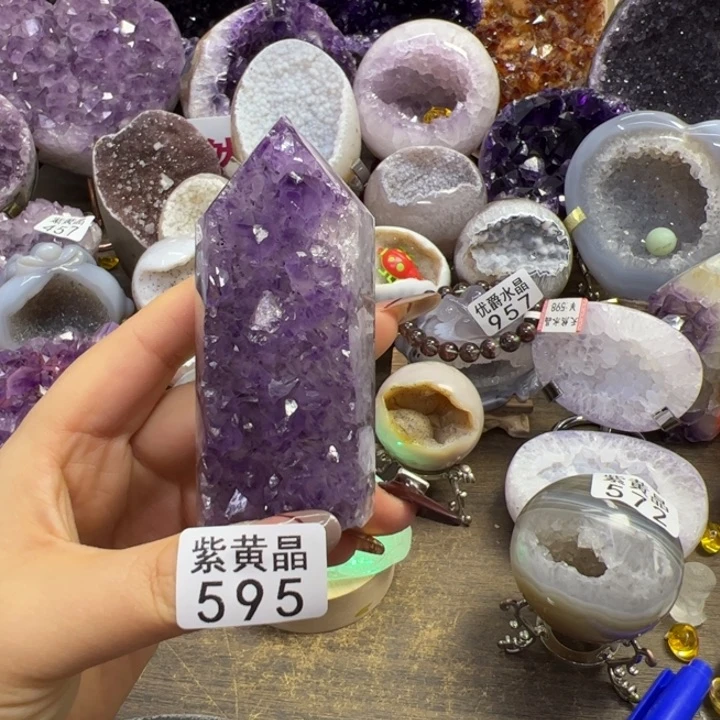 未镶嵌大型摆件（非配饰）紫晶595