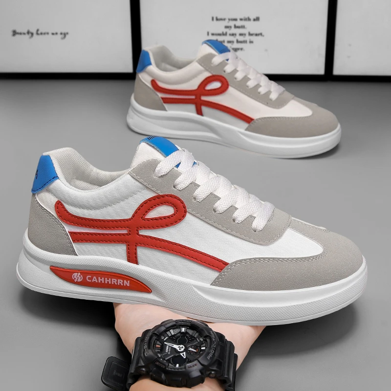 男鞋夏季帆布鞋2025新款休闲鞋小众设计板鞋潮流百搭透气潮鞋