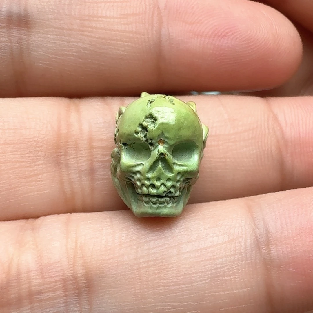 绿松石骷髅未镶嵌门*