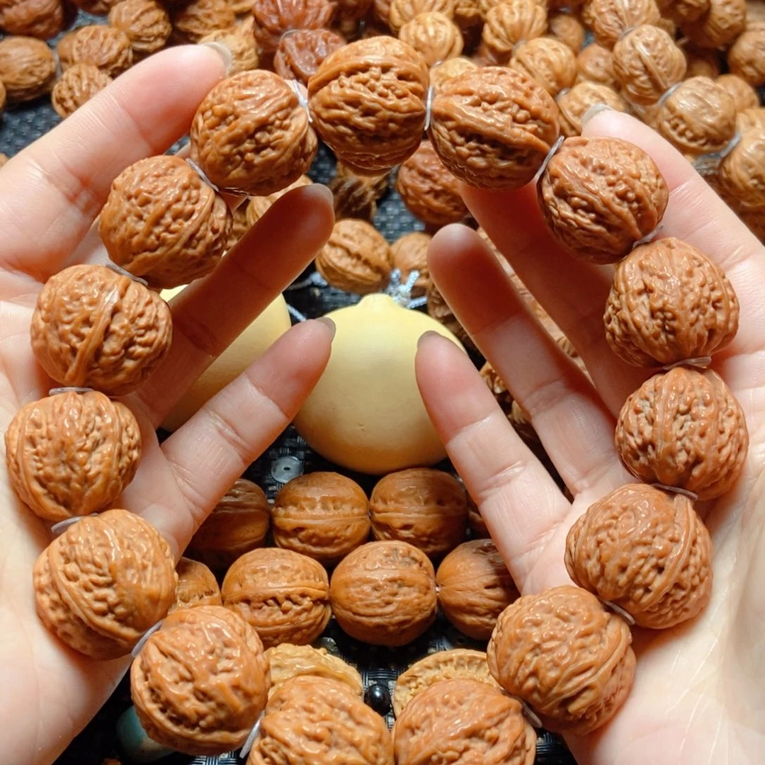 文玩核桃手串荔枝纹