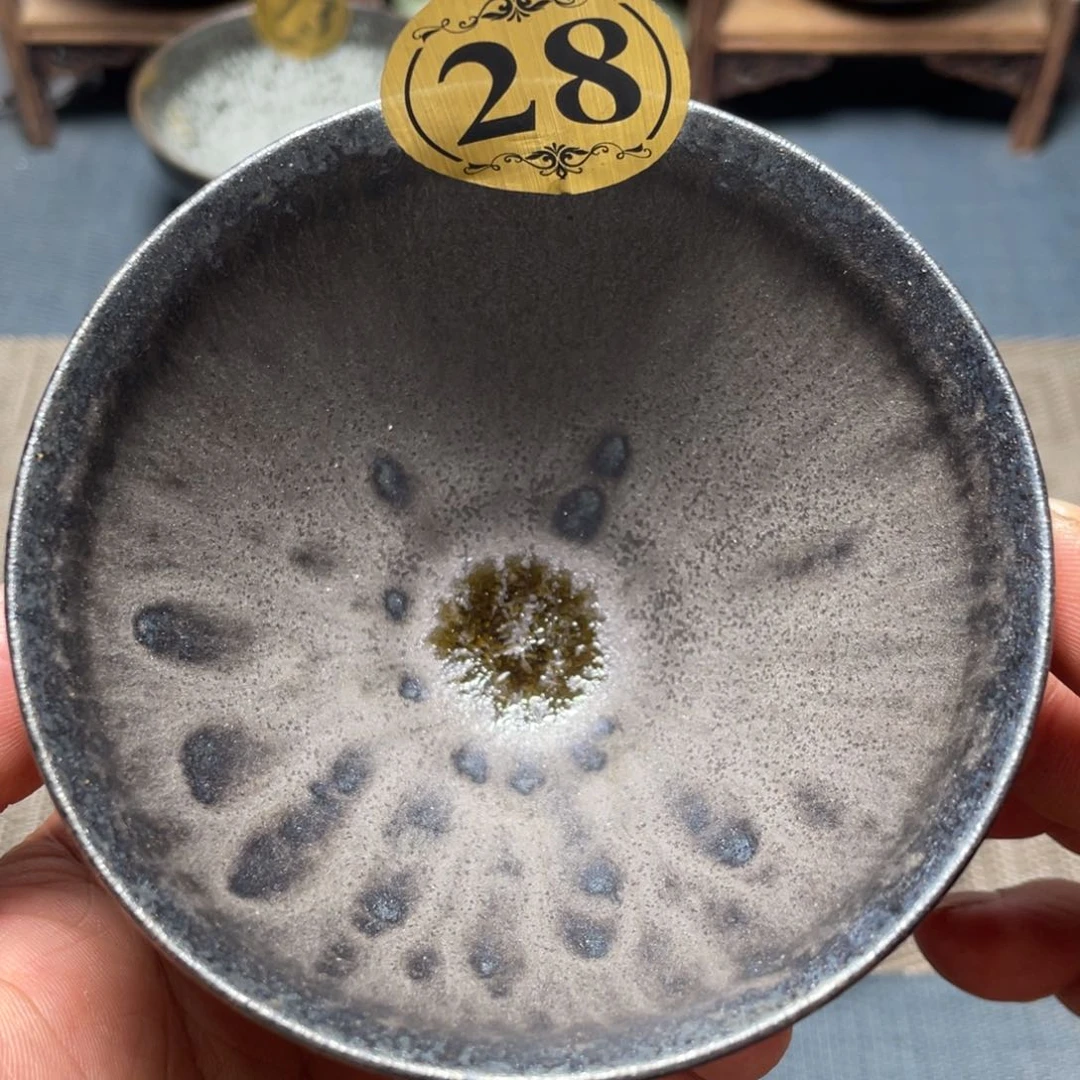 【闪购商品】茶盏柴烧建盏主人杯