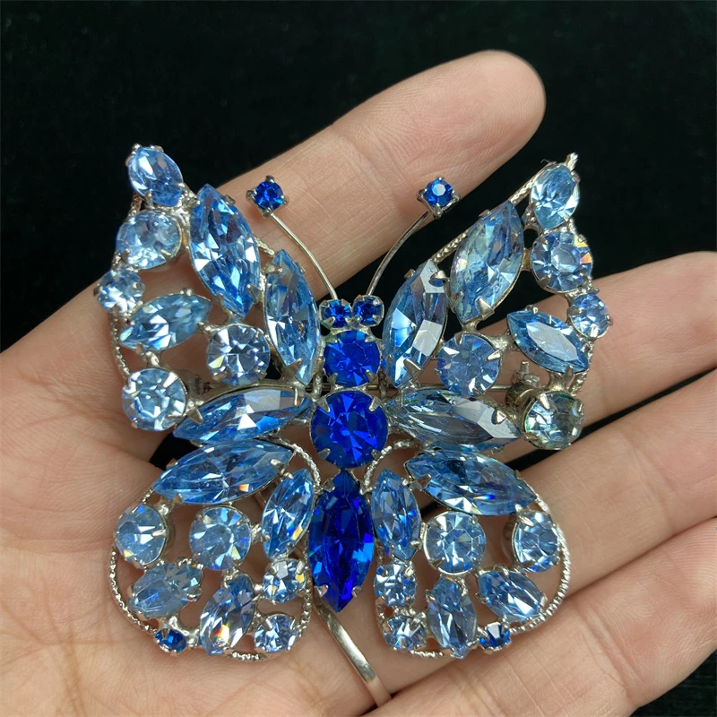 合金胸针 regency蓝色蝴蝶胸针5-3【2070109-049】