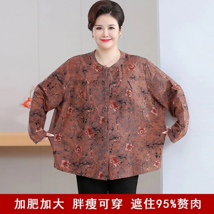 开衫妈妈装夏装 大码精品女装春夏秋棉麻开衫中老年女装奶奶装衣