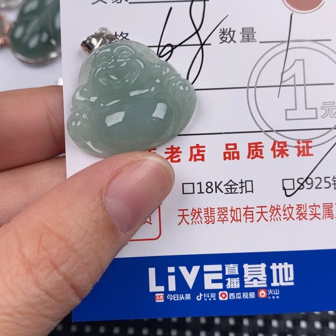 翡翠银S925镶嵌颈饰