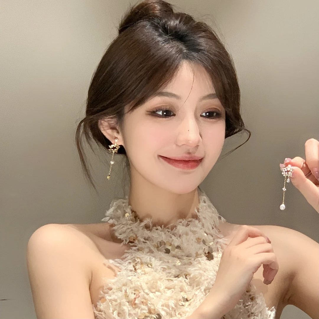 FULL GIRLISH耳环02707不对称星星耳钉耳饰