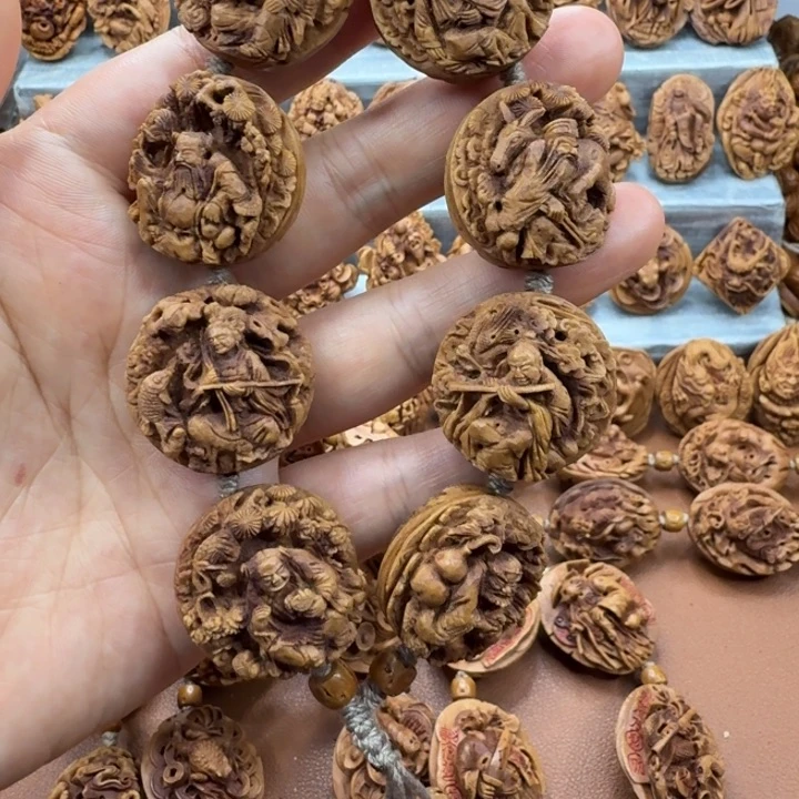 桃核吊坠天*桃核雕刻材质