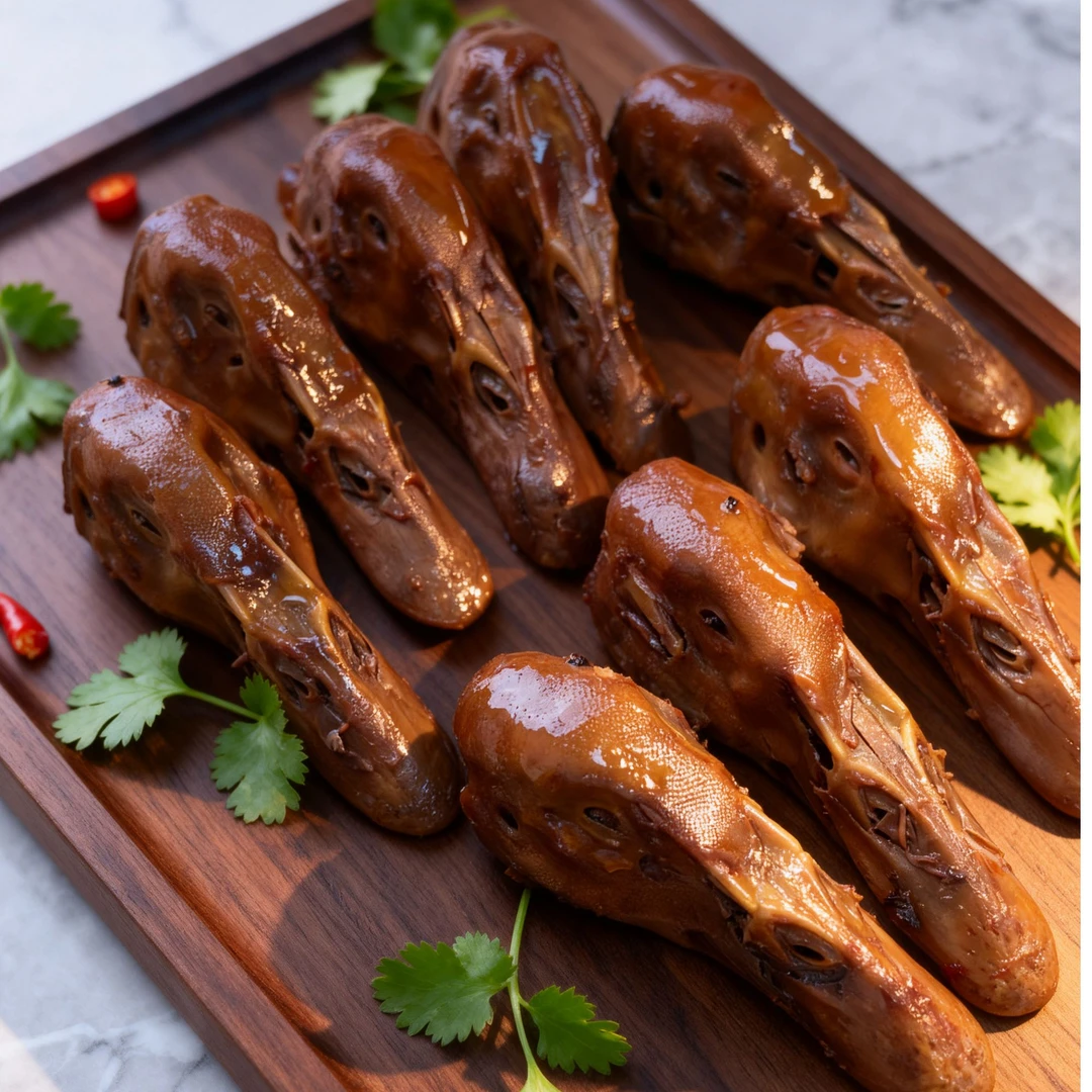 【甜辣】现卤鸭头 朋友小聚下酒菜  卤香浓郁 小时达速达