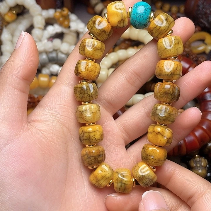 牛骨手串/手链胜**o牦牛骨手串