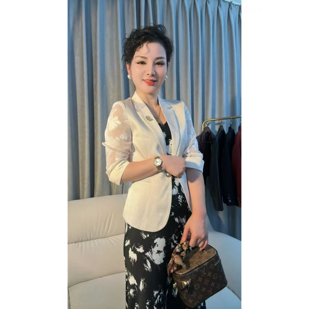 糖糖严选新款夏季修身百搭西服0418