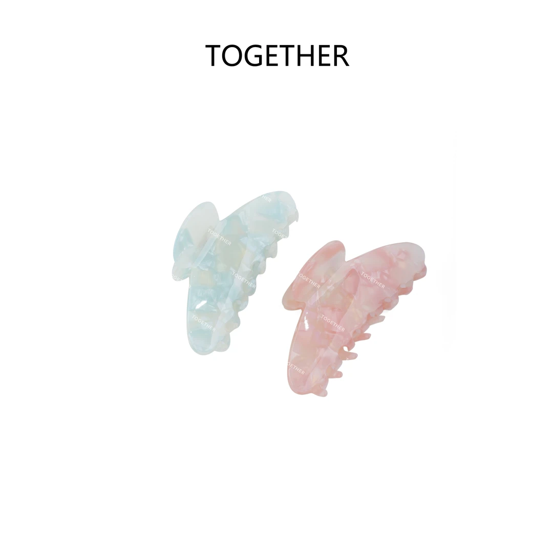 【TOGETHER】· 渐变 ·文艺气质高级感炫彩醋酸鲨鱼夹抓夹#W1819