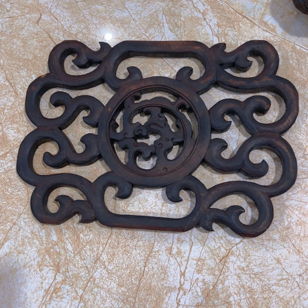 十字绣牛*精美雕刻挂件花板