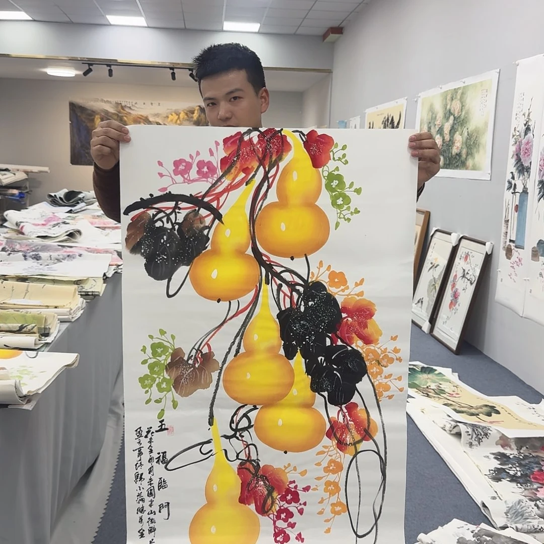 国画国画作品宣纸纯手绘