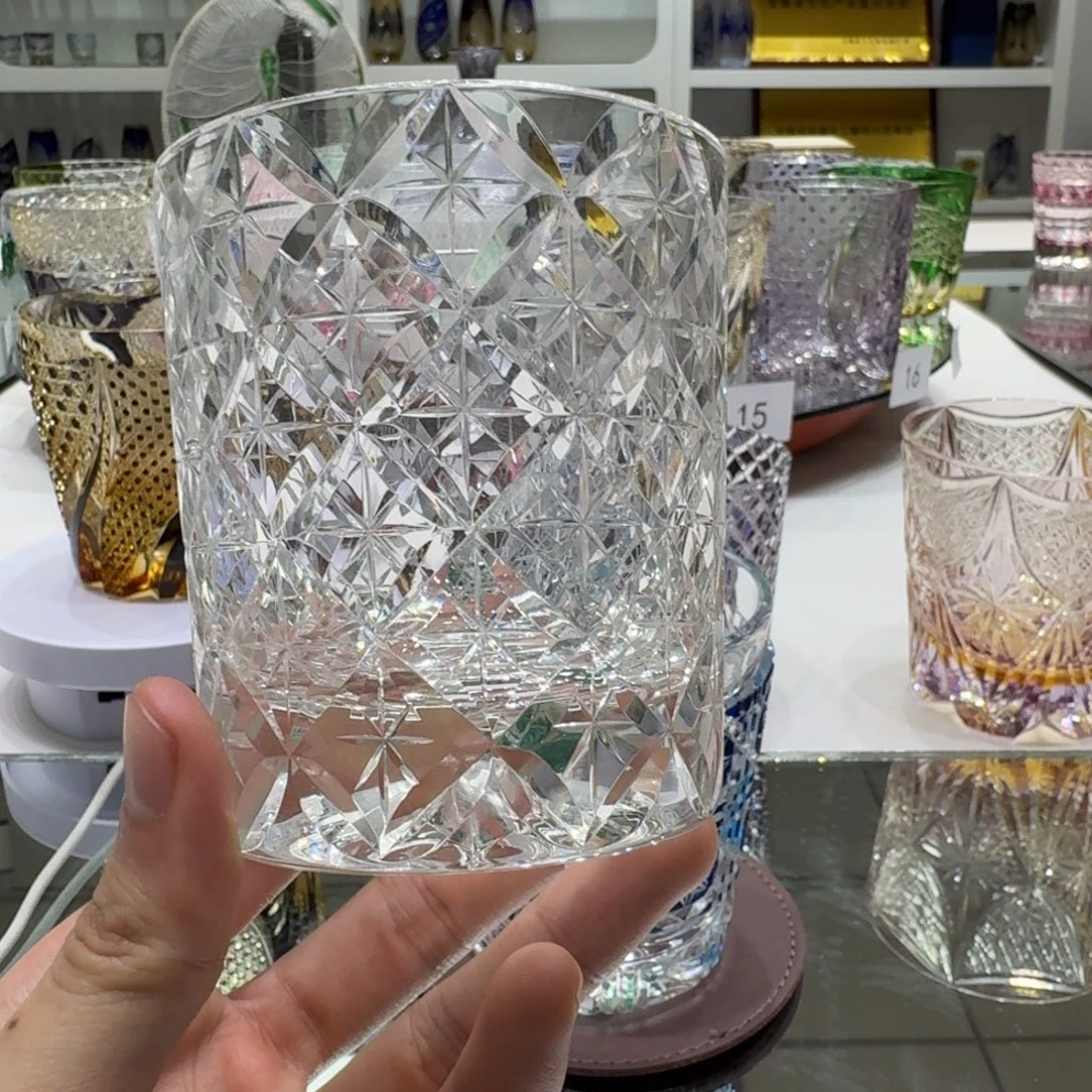 水晶玻璃宽口款七宝