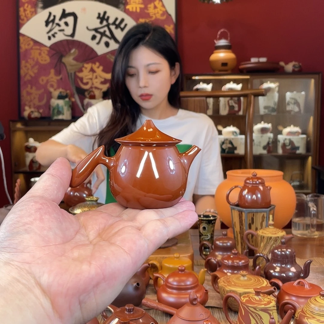 物***℡茶壶紫砂纯手工手拉壶江湖114