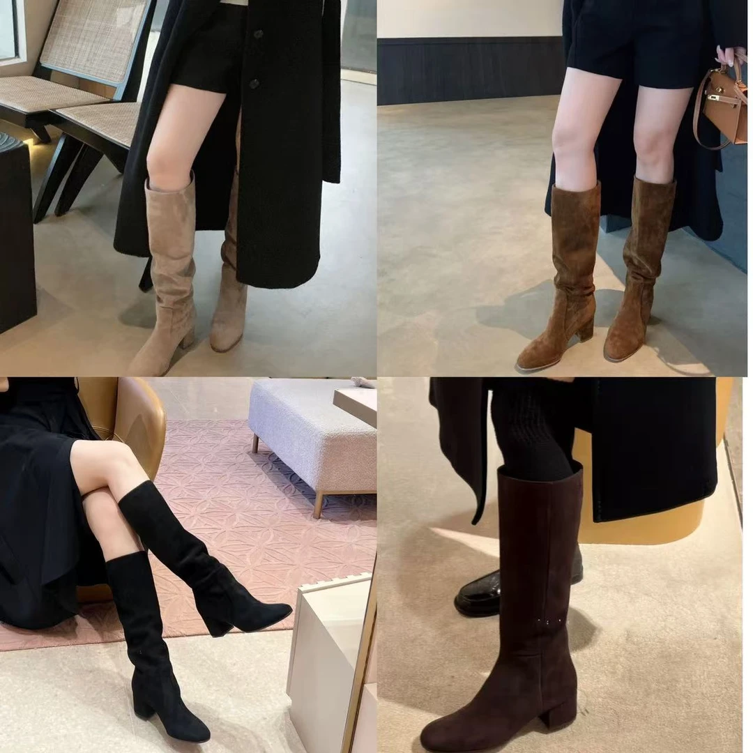 吉安系列麂皮靴软糯舒适靴子568