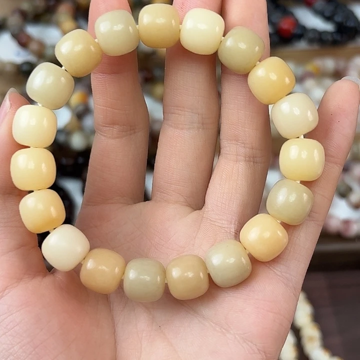 手串菩提根/象牙果卡12水磨桶珠