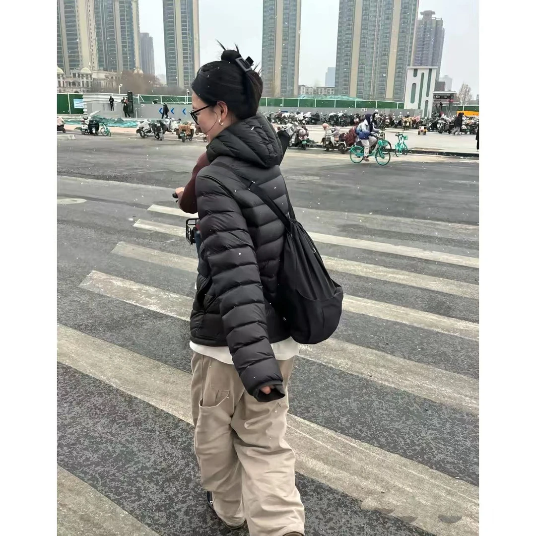 徐秋阳  飞船排骨羽绒服 秋冬新款百搭时尚休闲显瘦羽绒服X6886