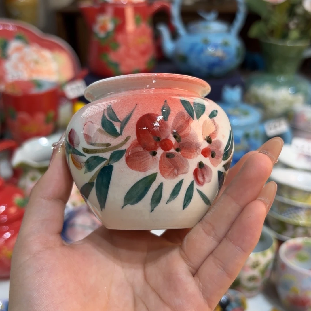 景德镇手绘高温釉下彩陶瓷茶具