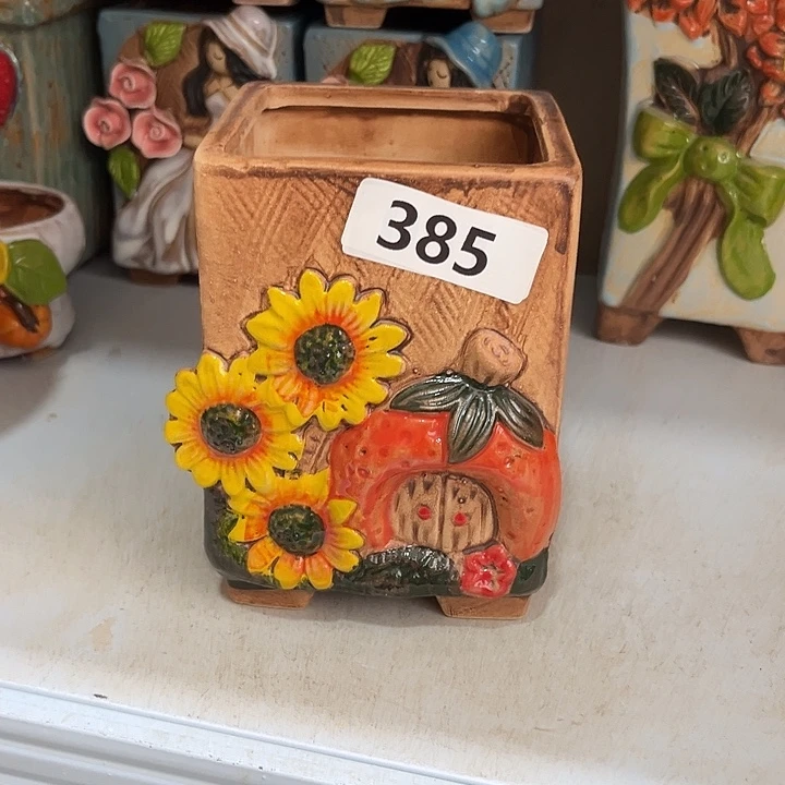 粗陶材质多肉花盆