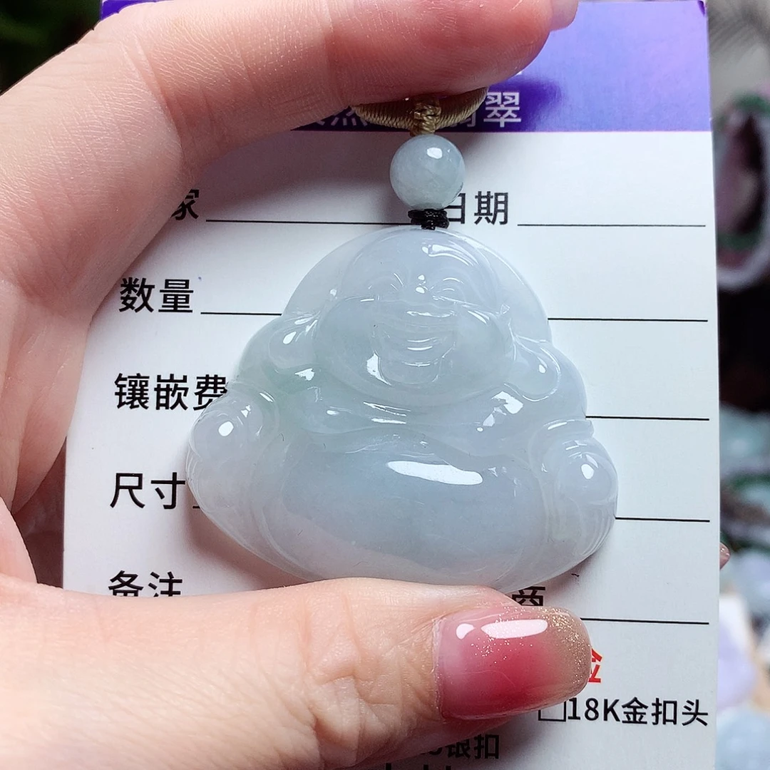 颈饰未镶嵌翡翠佛公20