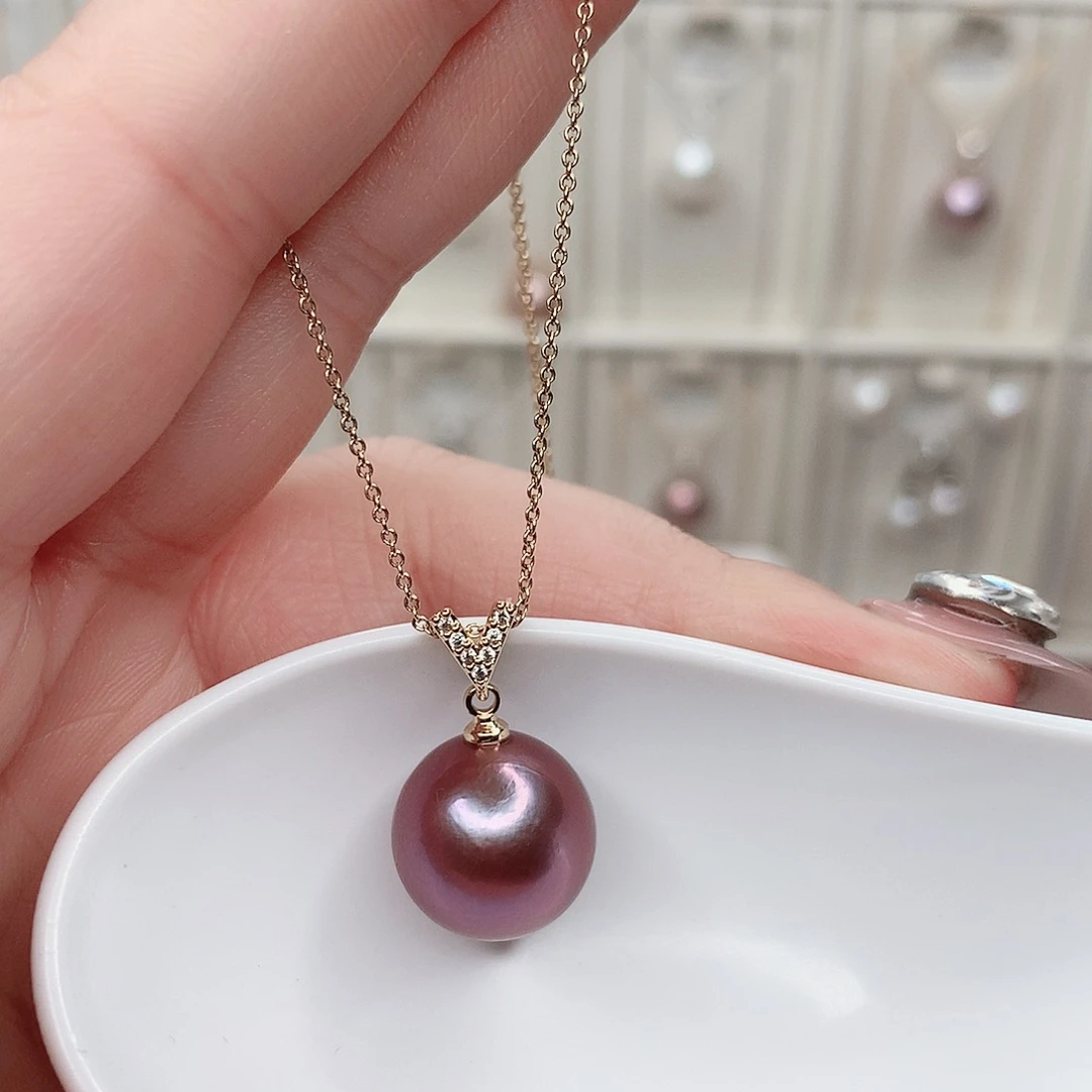 吊坠(赠链)淡水珍珠合金