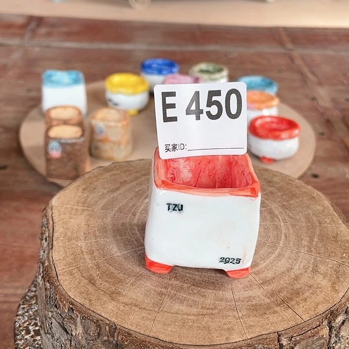 紫砂花盆拇指盆内口3