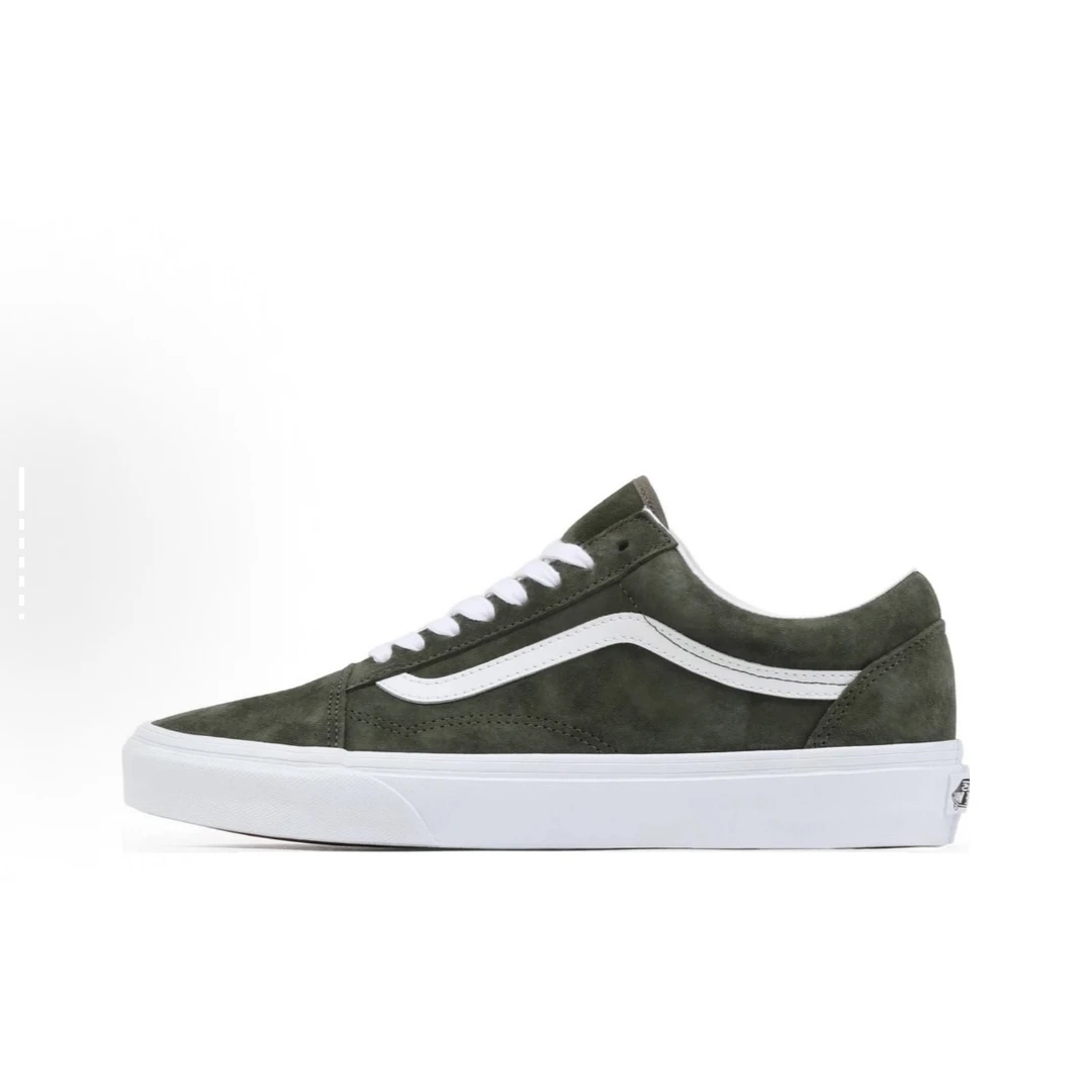 【A41I】Vans os舒适简约墨绿色麂皮防滑耐磨低帮板鞋VN0A4BW250K