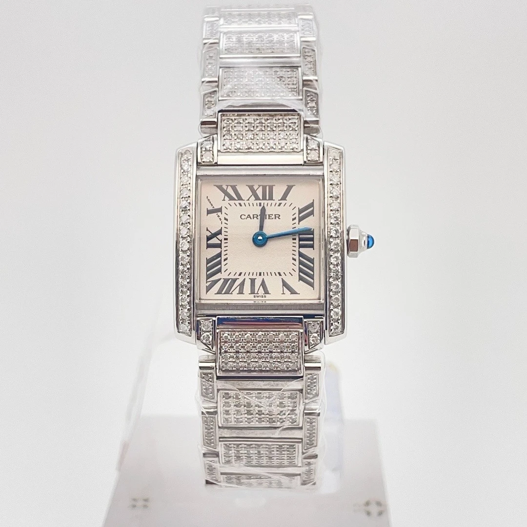 99新 Cartier/卡地亚 石英腕表 后钻20*17mm/公价82999/jm3498
