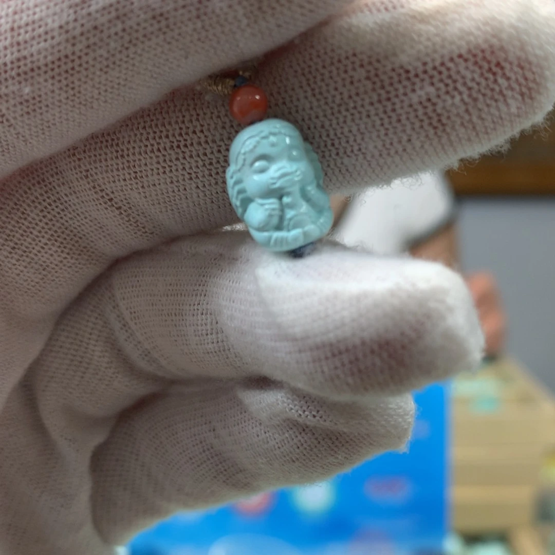 绿松石未镶嵌挂件