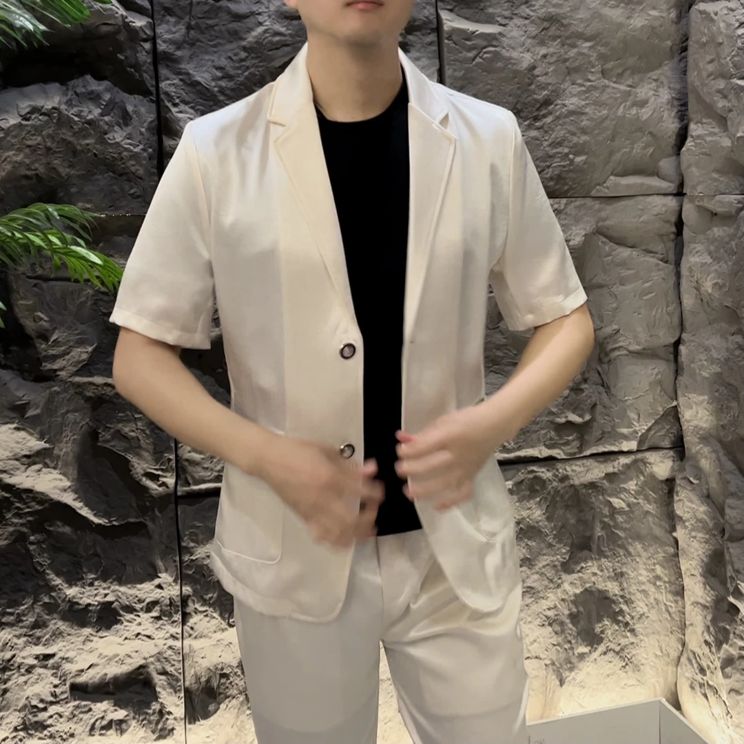 88205 764男士新款潮流时尚休闲百搭西服