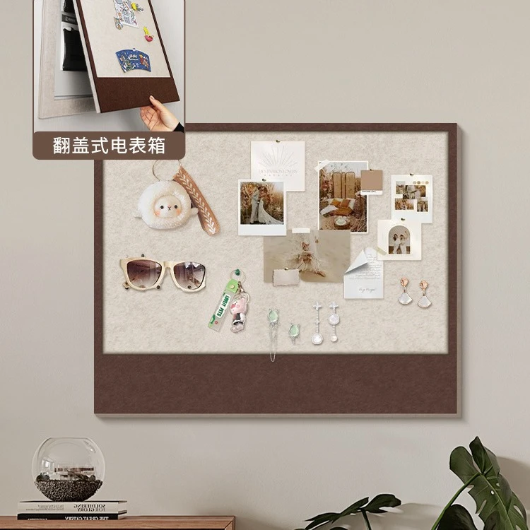 电表箱装饰画遮挡入户玄关电表箱盒遮丑墙贴画免打孔电闸盒挂画