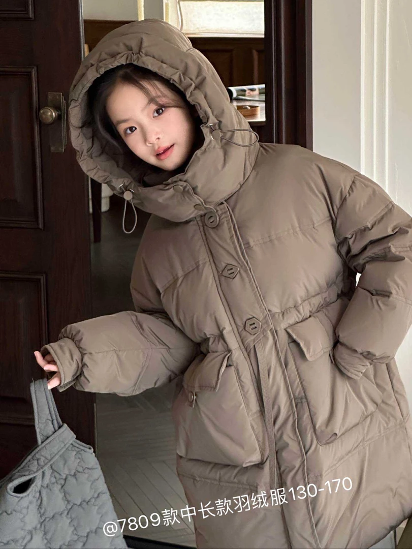 7809冬季新款！青少年羽绒服
