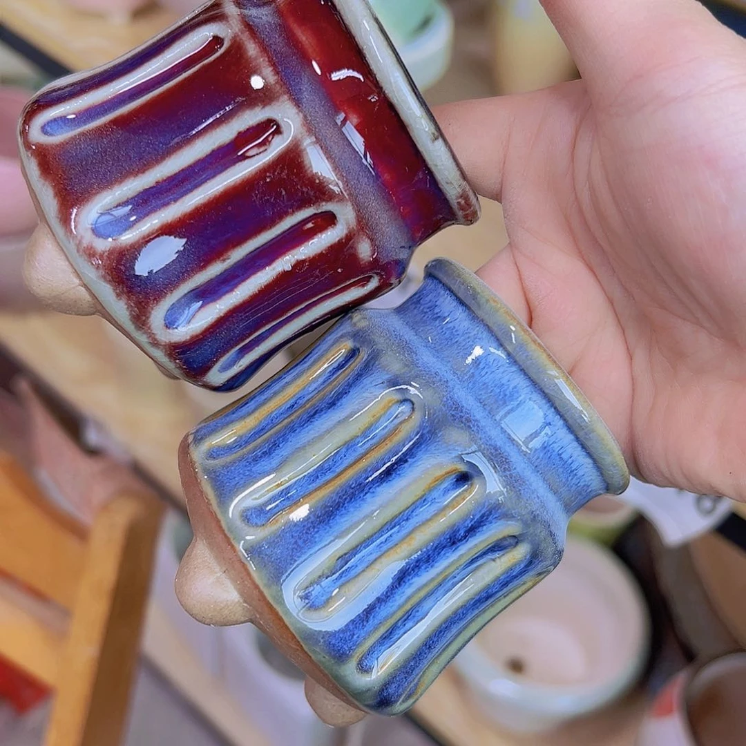 陶瓷花盆当场满12包邮