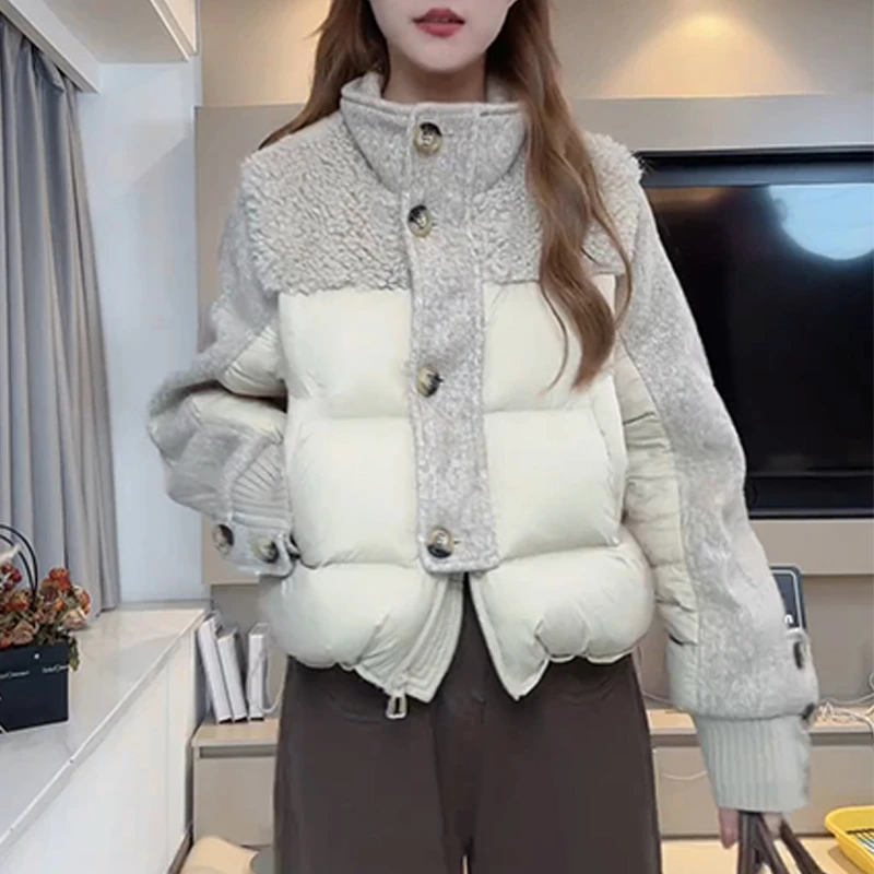 2026流行爆款冬季新款棉服女高端洋气小个子时尚百搭立领棉衣外套