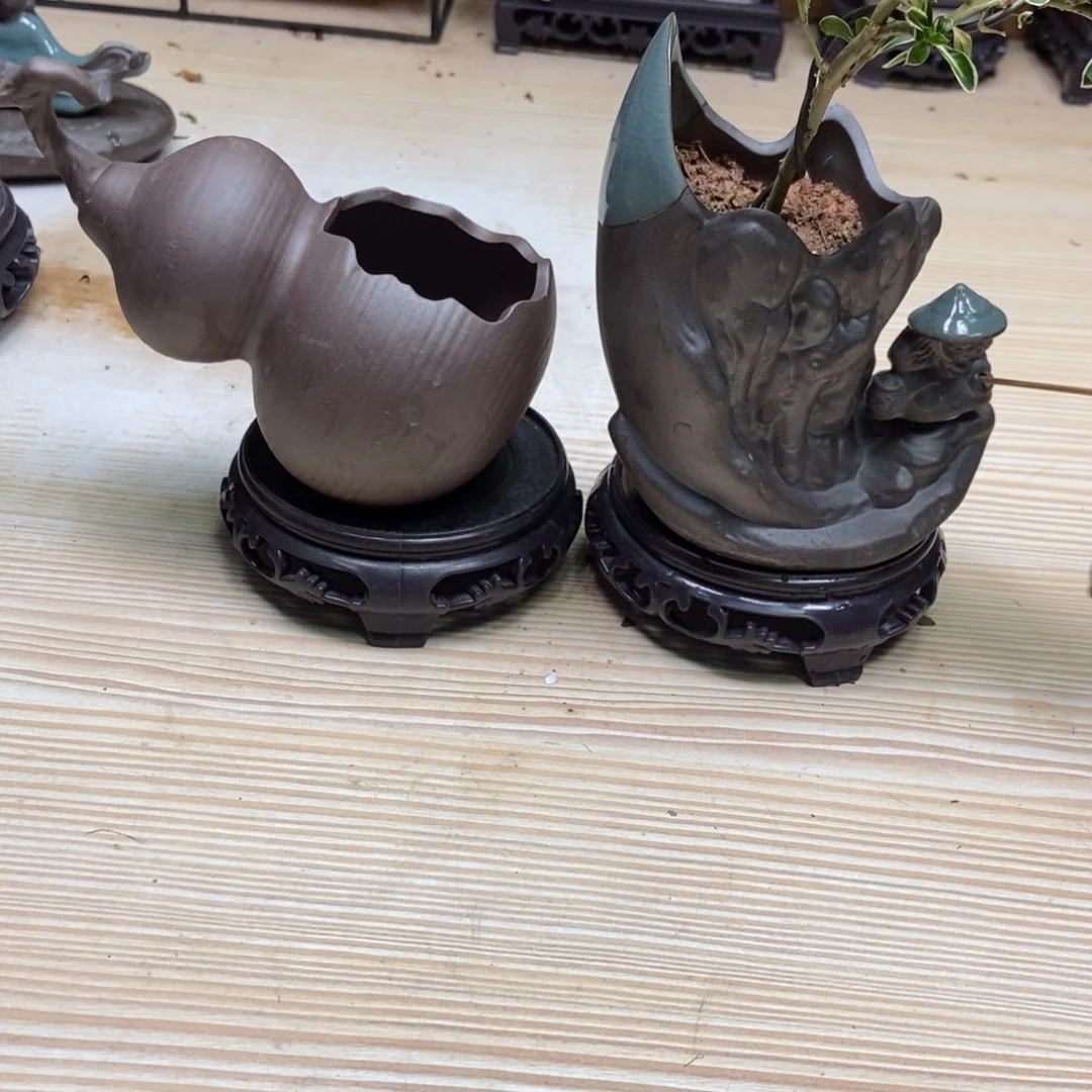 瓷片陶瓷花盆陶瓷艺术