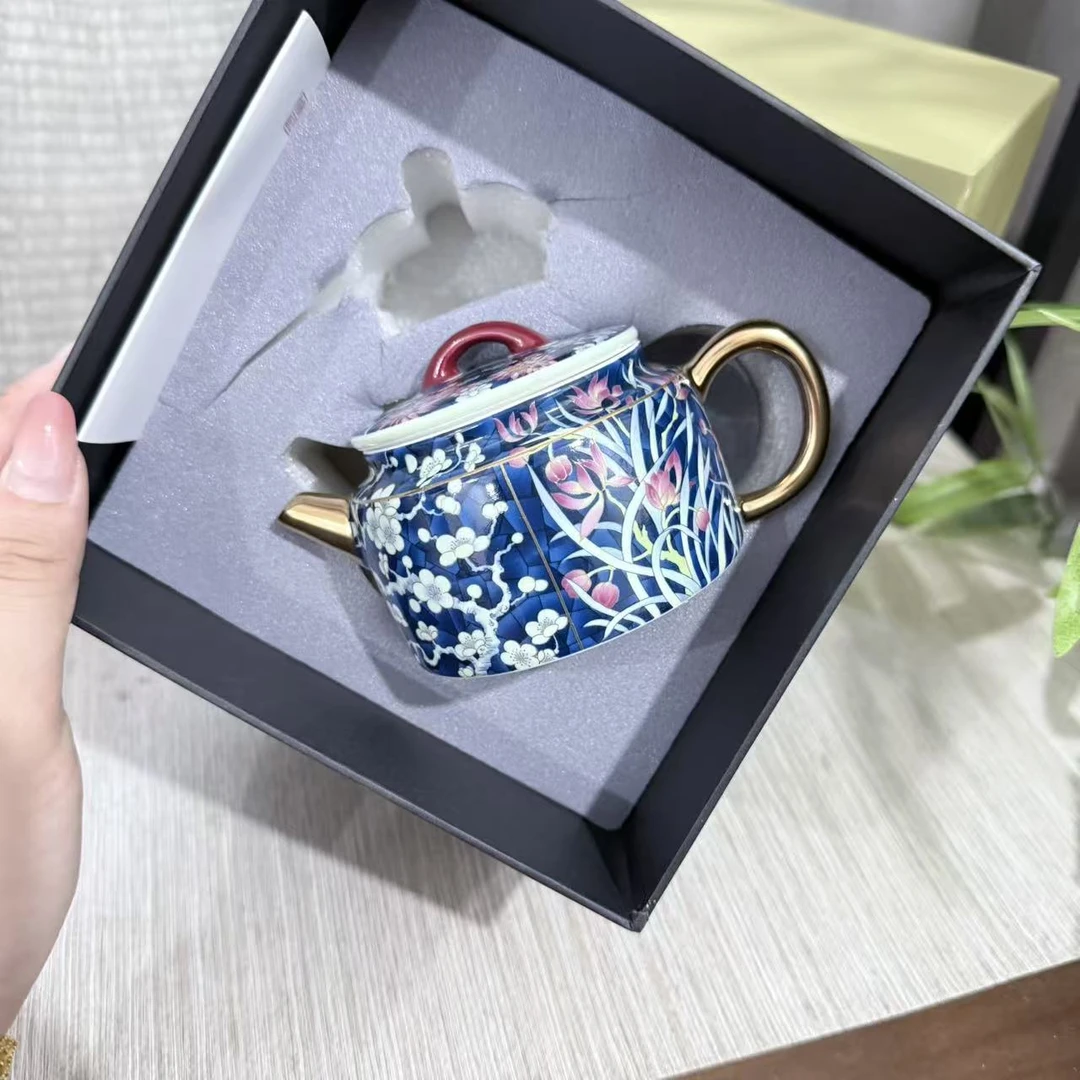 【中国邮政专属链接】珐琅彩茶壶1638