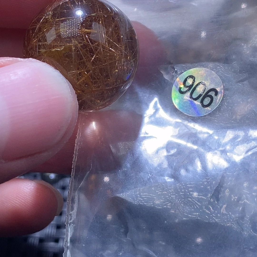 富***鱼发晶手链未镶嵌天然水晶