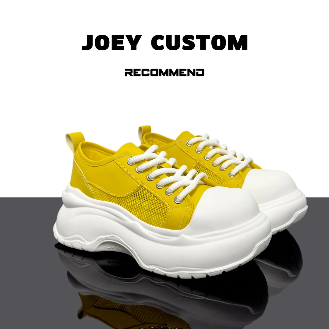 JOEY | 时尚元素潮酷厚底娃娃头面包鞋网面头透气潮鞋 1180/015