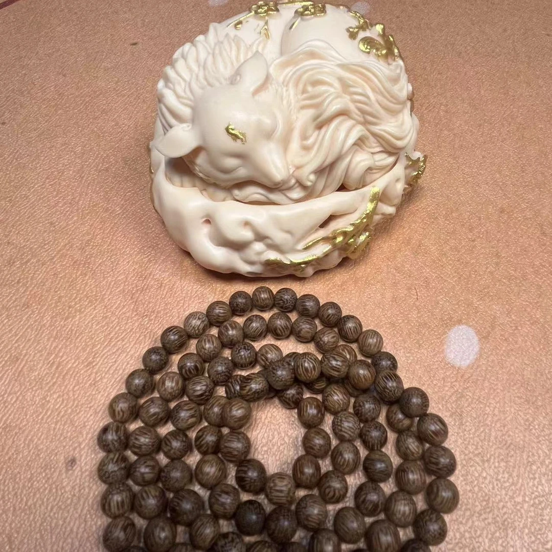 {乔妹}九眼福利老料多圈男女款手工diy串珠