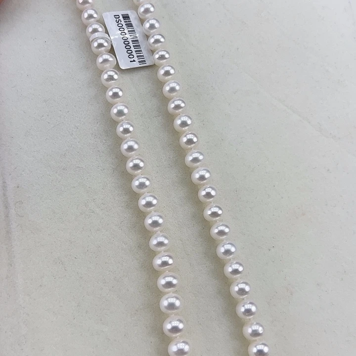 淡水珍珠银S925镶嵌颈饰➕7.8极光冷白