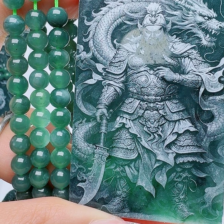 翡翠未镶嵌颈饰天然的A货翡翠多样性发其一