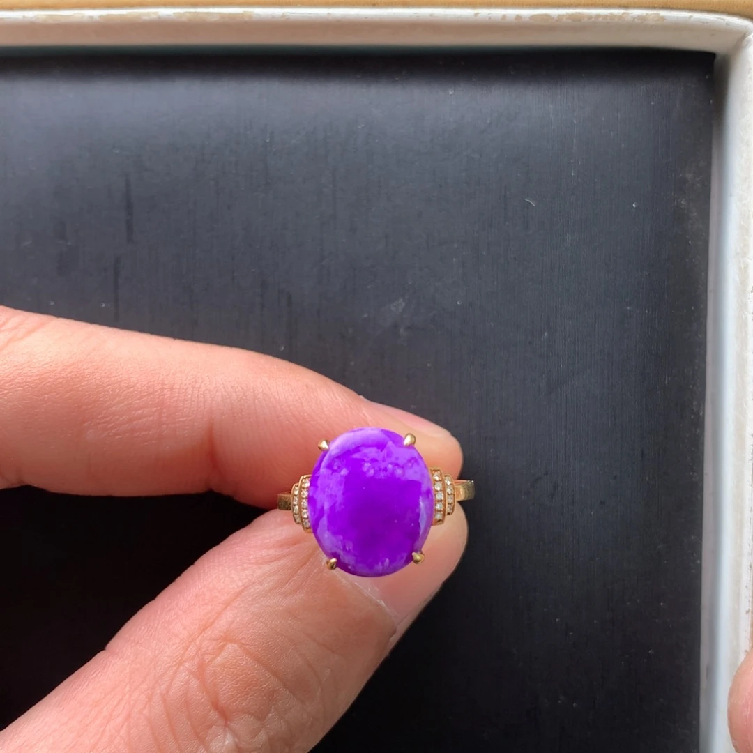 苏纪石（舒俱来）18K金镶嵌戒指